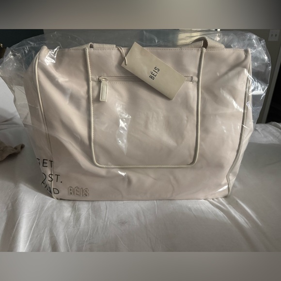 BEIS east west tote - beige - Picture 2 of 5